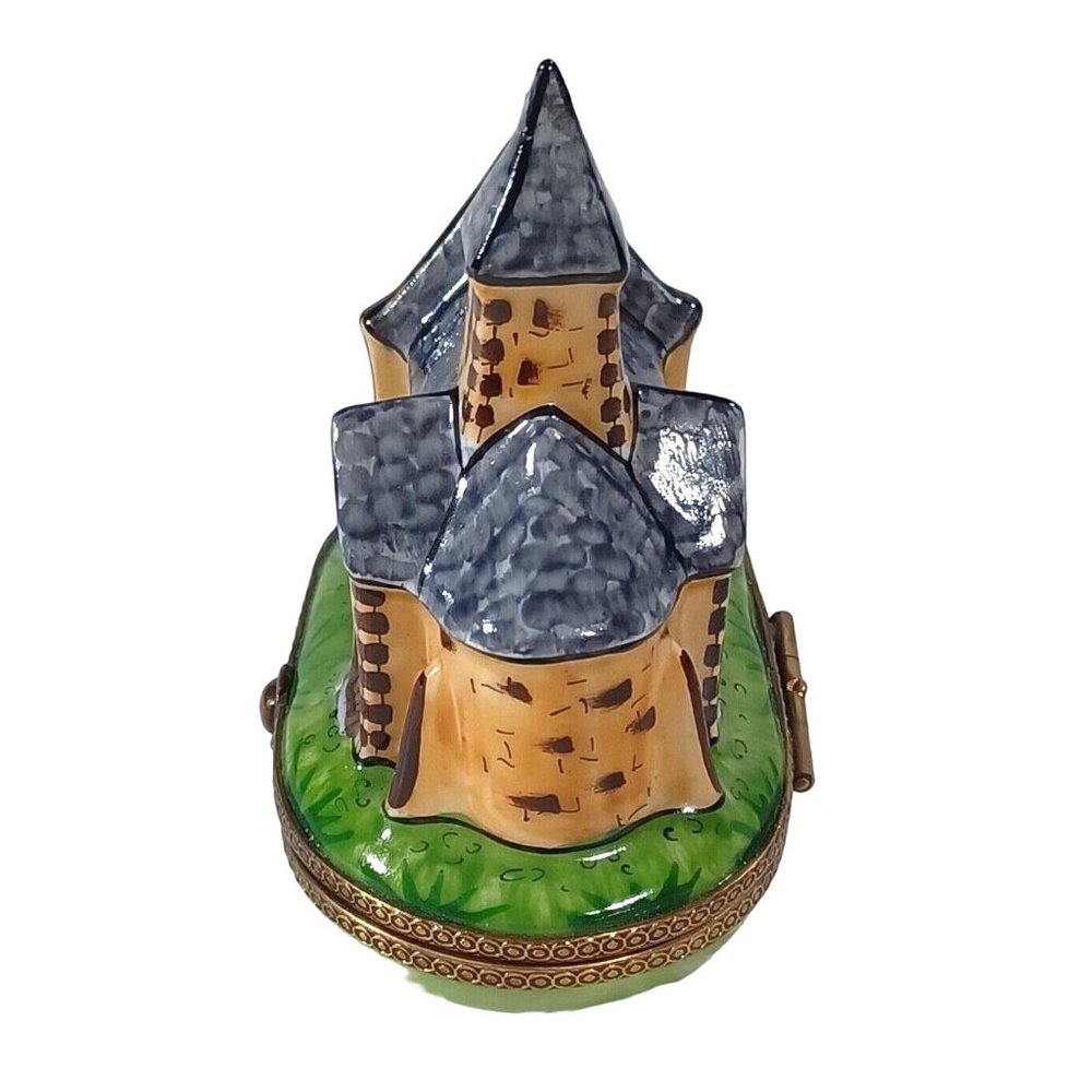 Limoges Old World Church Chapel Cathedral Trinket Box Very Rare! - Picture 5 of 11